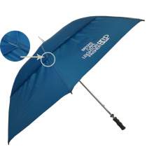Navy blue air vented golf umbrellas, long shaft 2layer bunnings golf umbrella